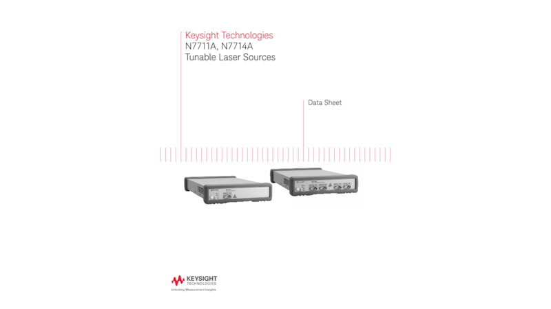 N7711A, N7714A Tunable Laser Sources